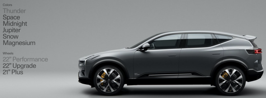 polestar 3 colors